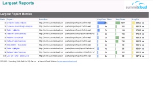 Reporting Services Management Reports - Report Execution Detail